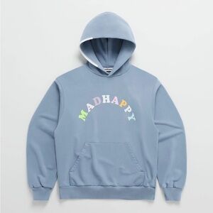 Madhappy Pastel Logo Blue Hoodie